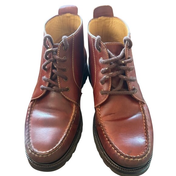 ORVIS Vintage Lace Up Gumlite Vibram Boot Unisex M7, w8.5 - Picture 1 of 9